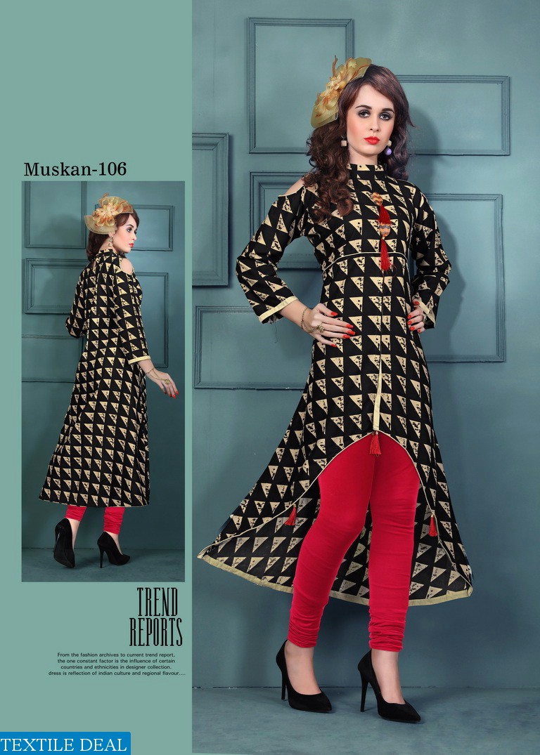 Muskan Wholesale ready made Western kurtis